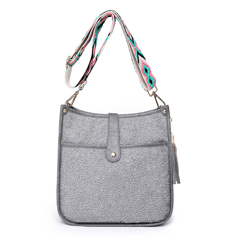 Women's Plush Shoulder Bag