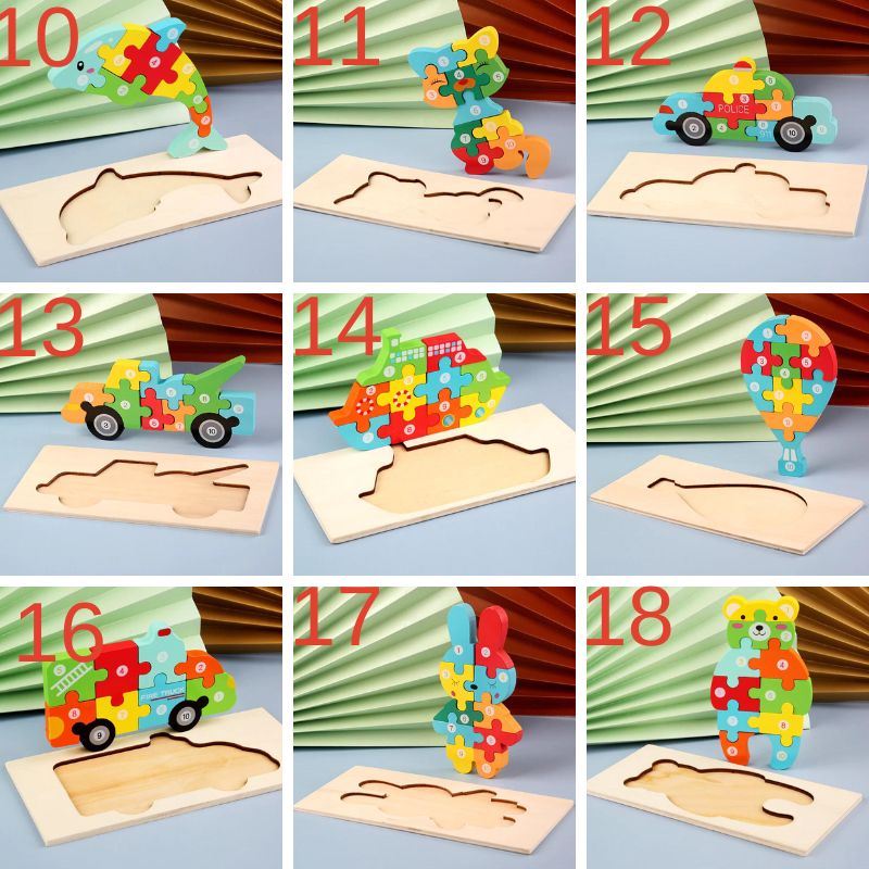 Animal Cartoon Three-Dimensional Puzzle Toy
