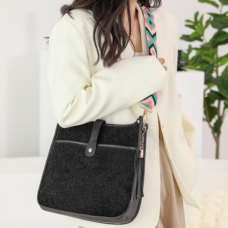 Women's Plush Shoulder Bag