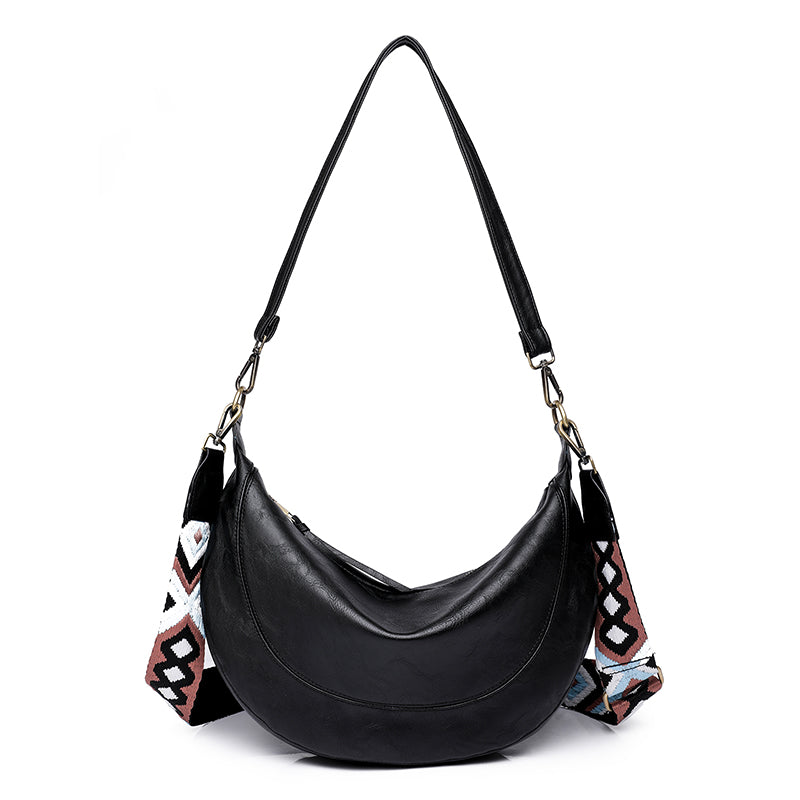 Crossbody Bag with Colorful Straps