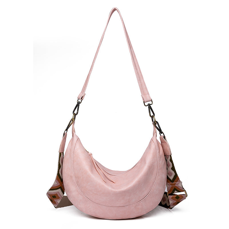 Crossbody Bag with Colorful Straps