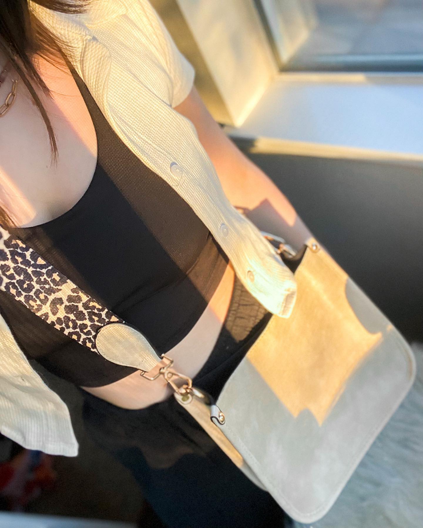 PU Leopard Messenger Bag - KOC