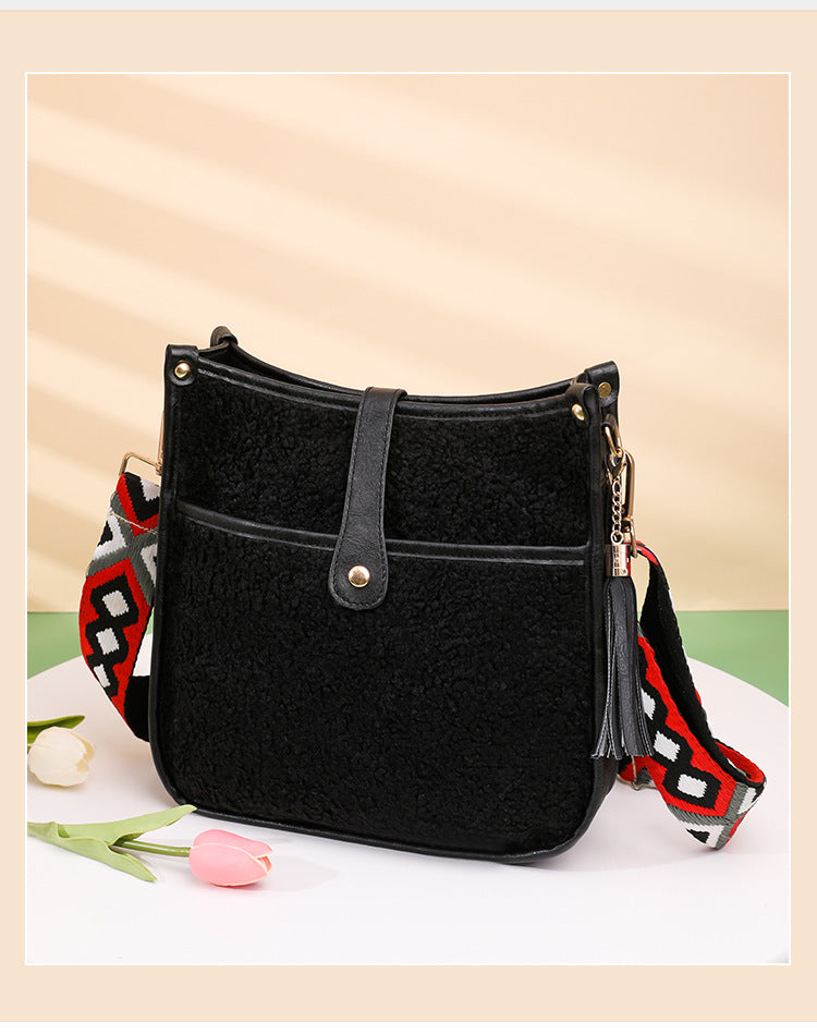 Women's Plush Shoulder Bag