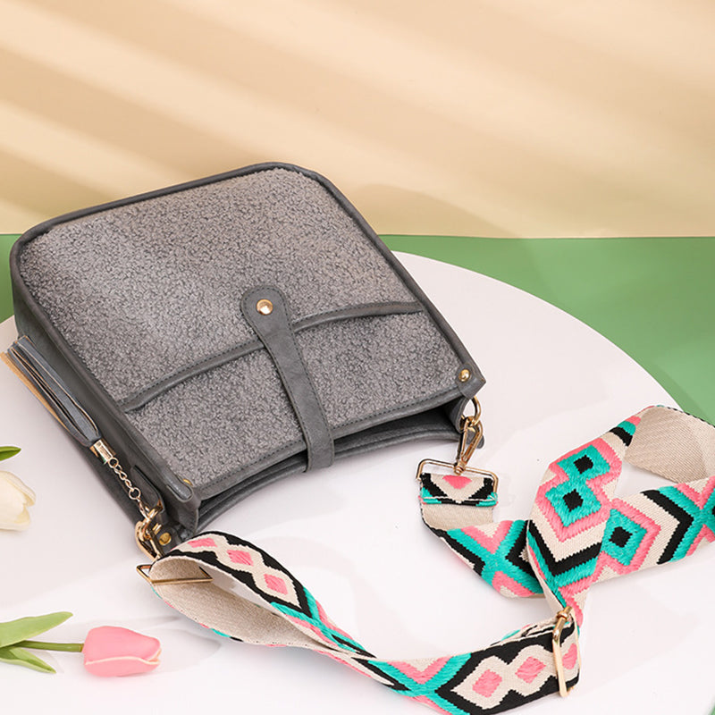 Women's Plush Shoulder Bag