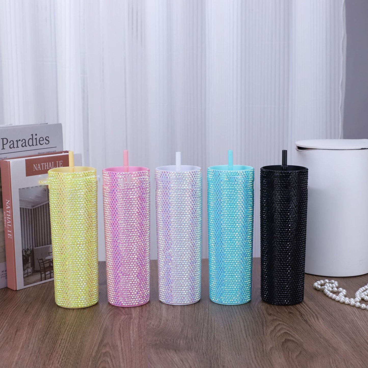 Diamond Straw Tumbler(moq:2)