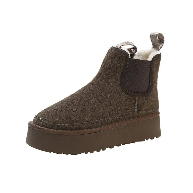 Casual Fleece Warm Cotton Boots