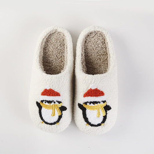 Christmas Penguin Slippers