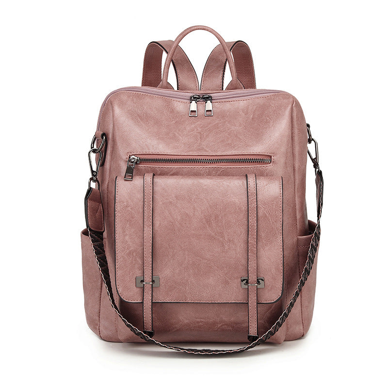 Embroidered Strap Attached Backpack