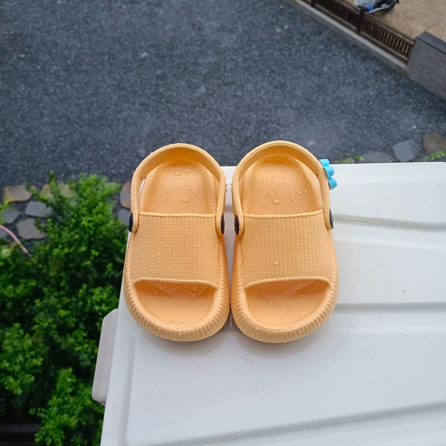 Kids EVA Slide with Strap(9-16)