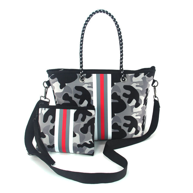Ladies Portable Tote Bag Two Piece Set - KOC