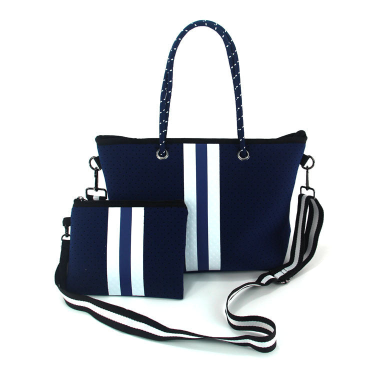 Ladies Portable Tote Bag Two Piece Set - KOC