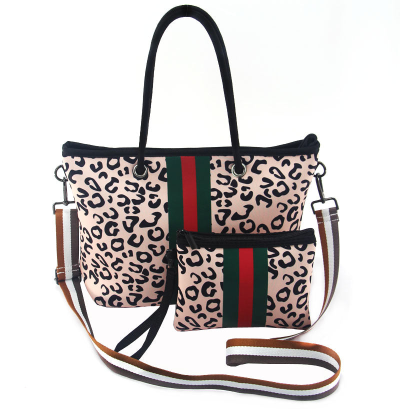 Ladies Portable Tote Bag Two Piece Set - KOC