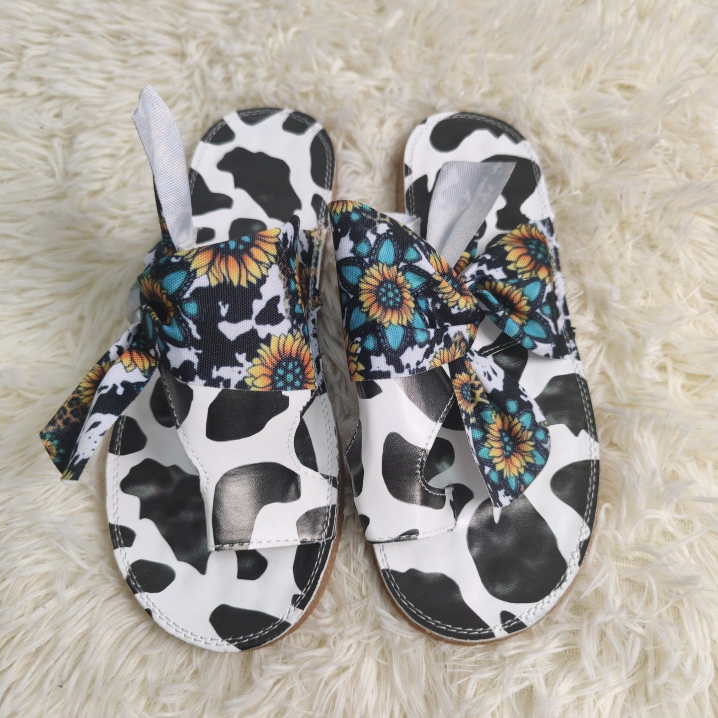 Women's Flat Set Toe Slippers