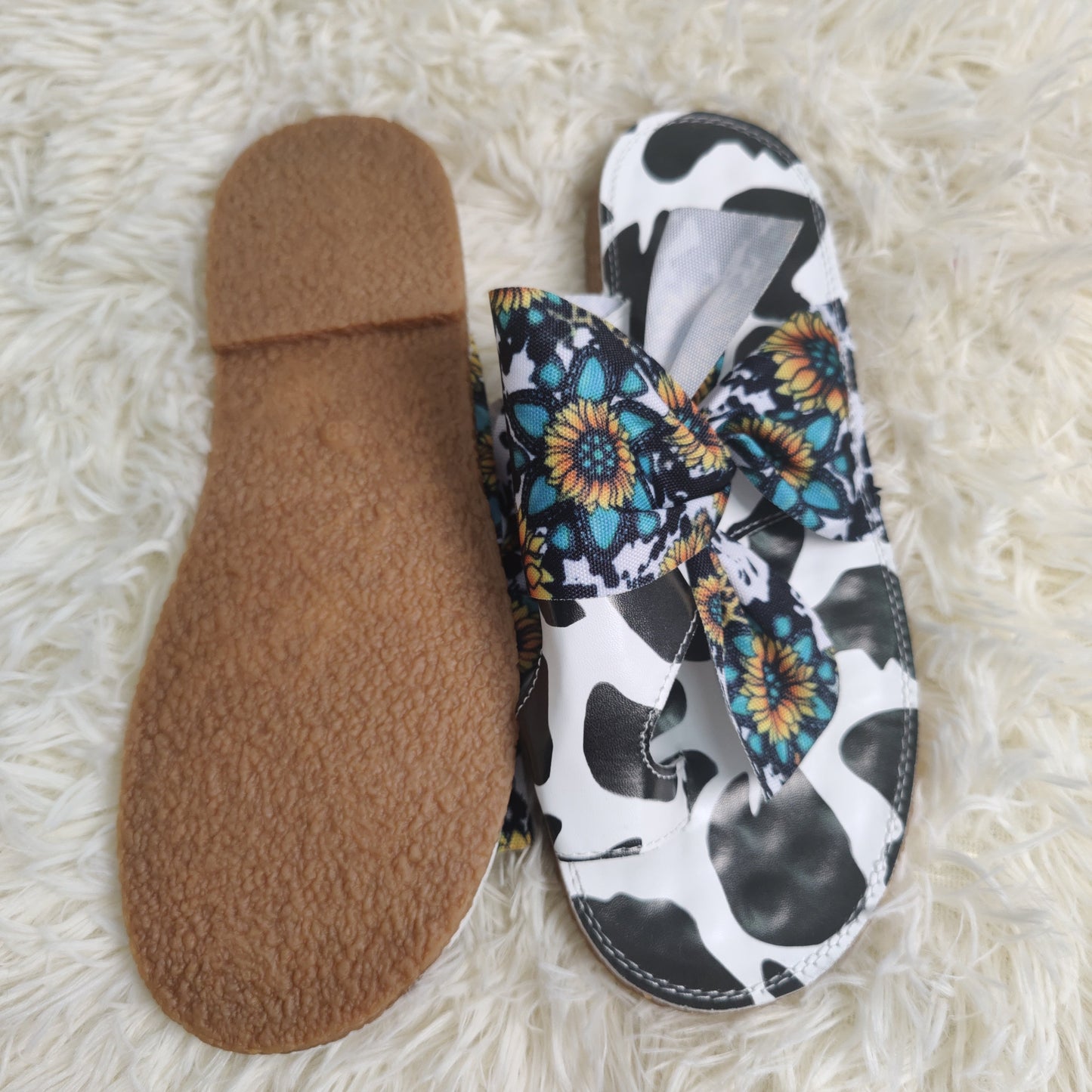 Women's Flat Set Toe Slippers