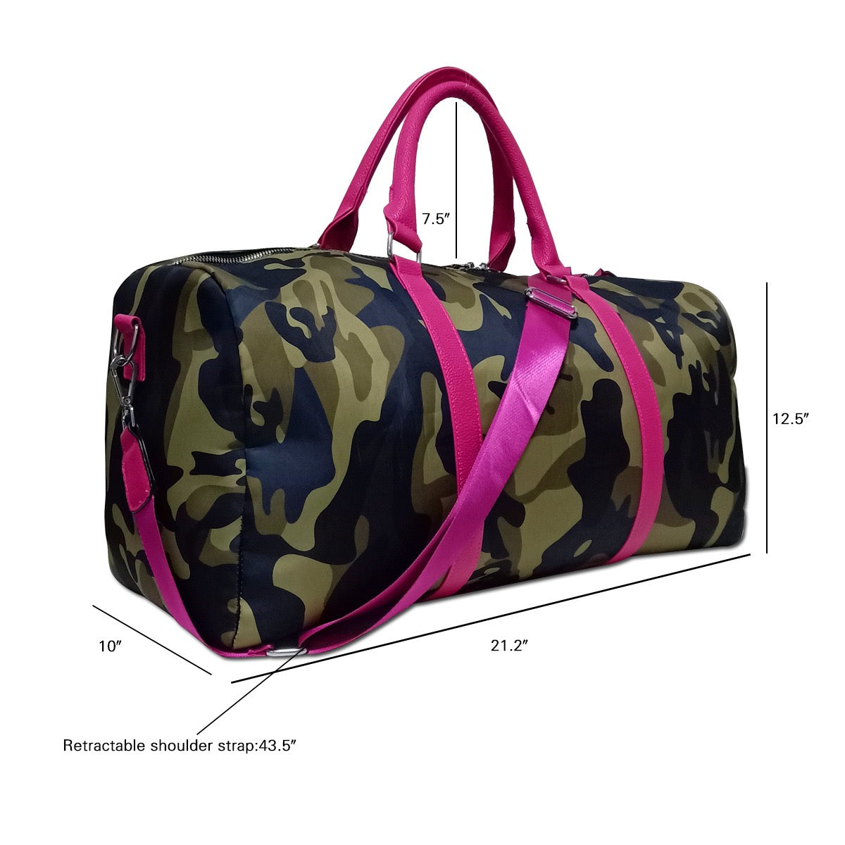 PU Travel Luggage Bag - KOC