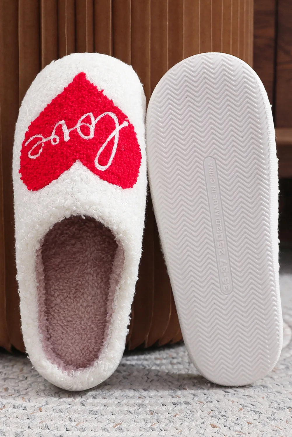 Valentine Theme LOVE Slipper