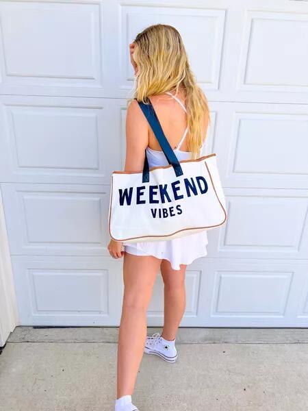Large Capacity Beach Bag Travel Canvas Bag - KOC