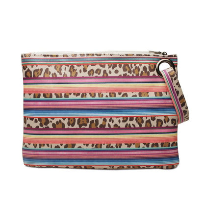 PU Cosmetic Bag Clutch Bag Wrist Bag - KOC