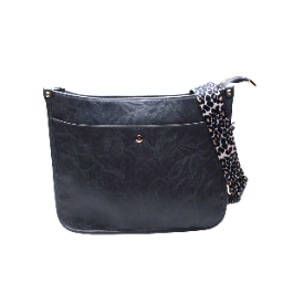 Button Leopard Messenger Bag-Zipper - KOC