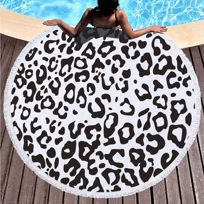 Leopard Print Beach Towel