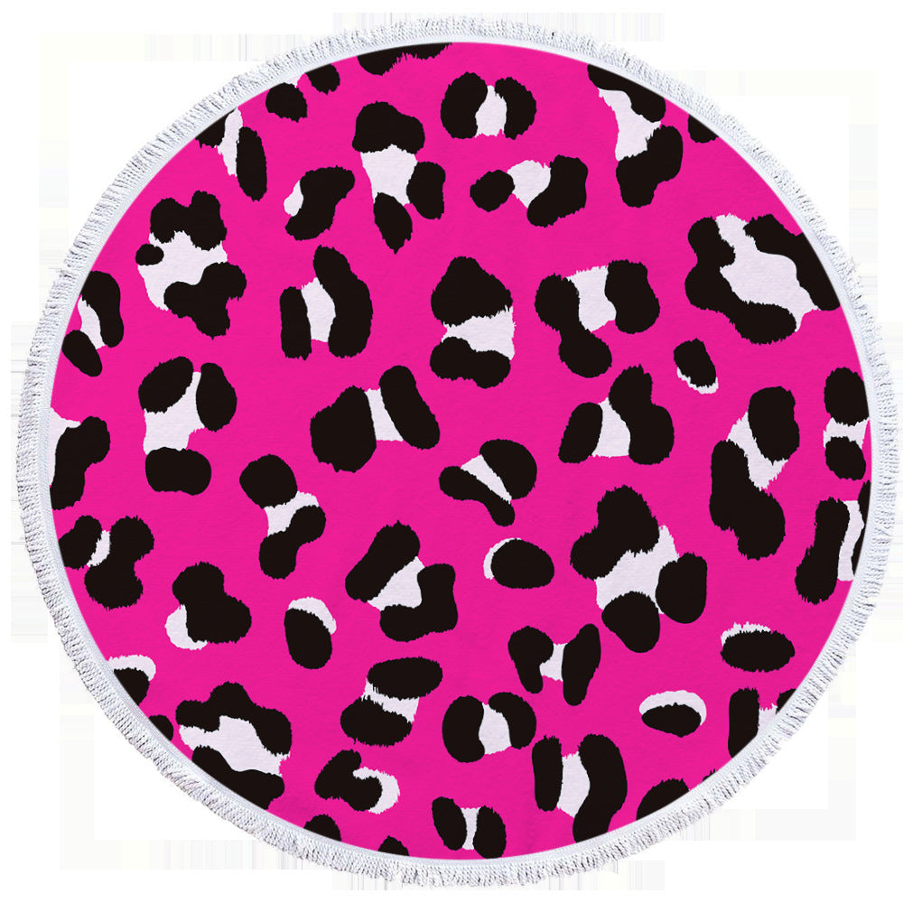 Leopard Print Beach Towel