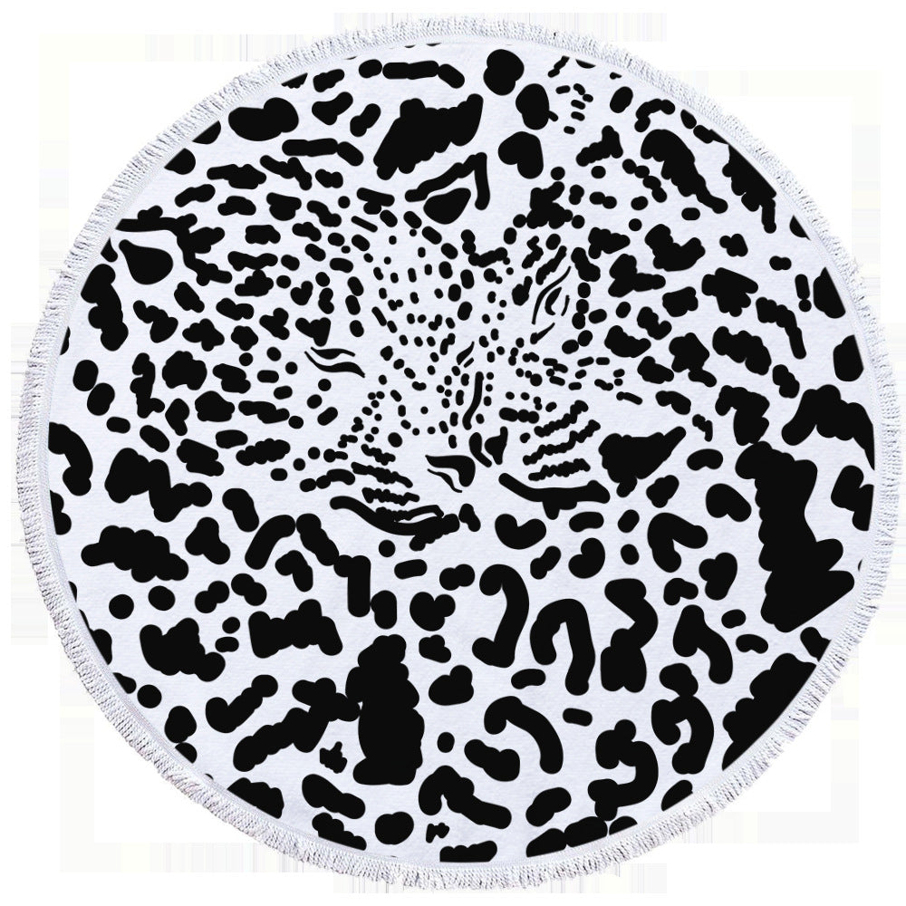 Leopard Print Beach Towel