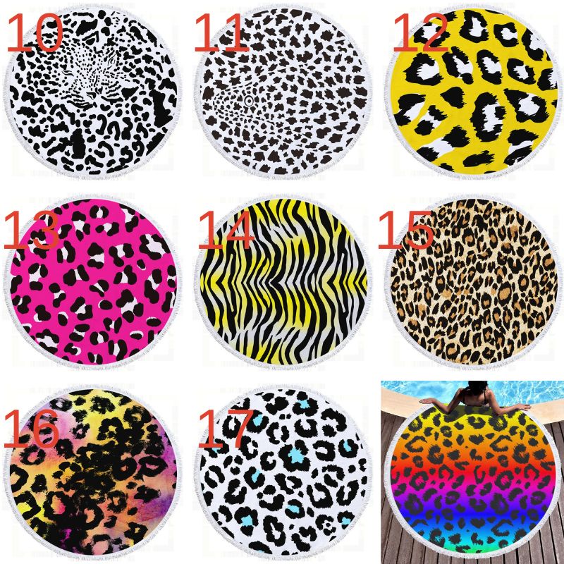 Leopard Print Beach Towel