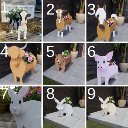 Animal Flower Planter