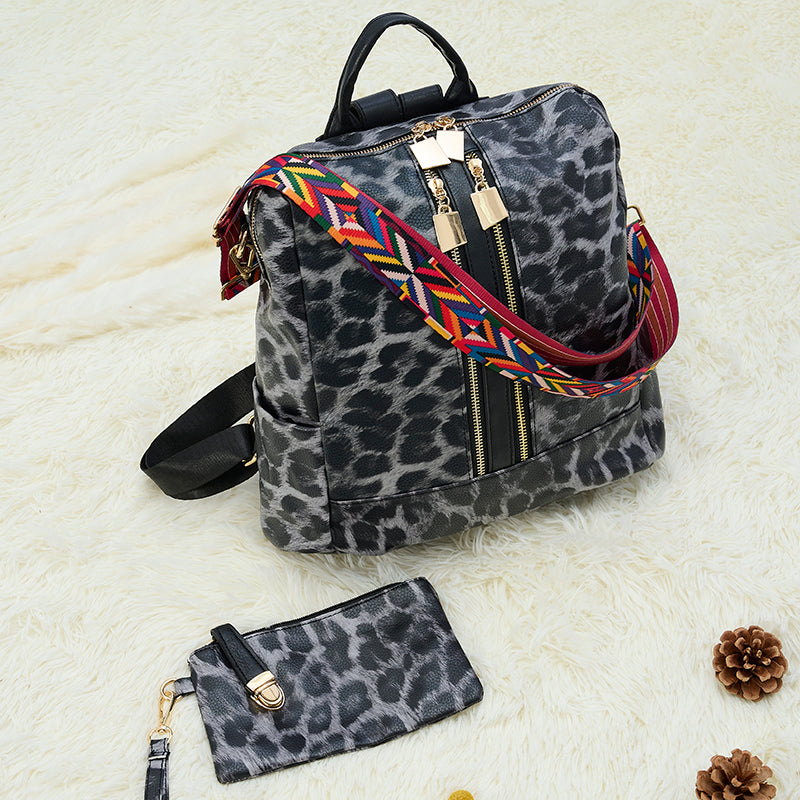 New Colorful Strap Fashion Backpack