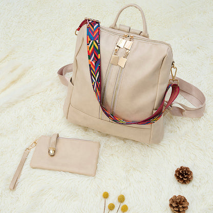 New Colorful Strap Fashion Backpack