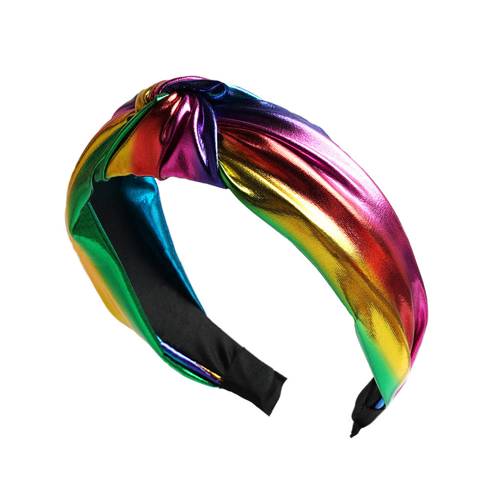 New Bright Color PU Headband|3PCS