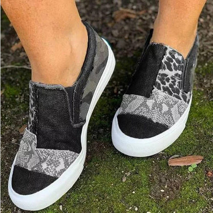 Patchwork Canvas Shoes