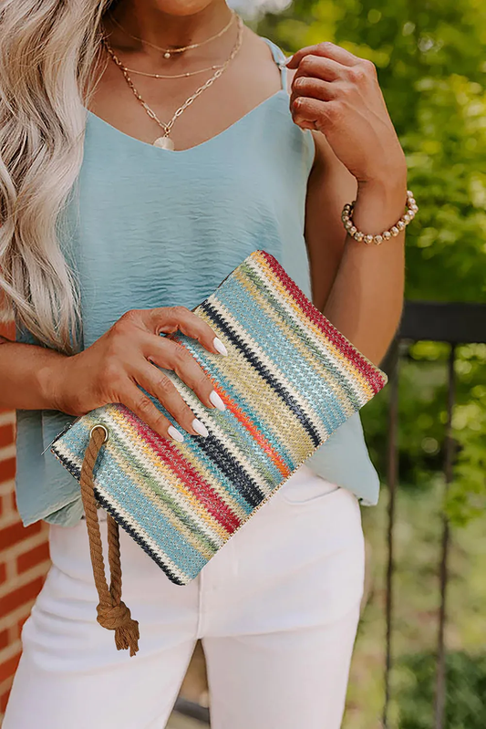 Personalized Simple Print Clutch Bag