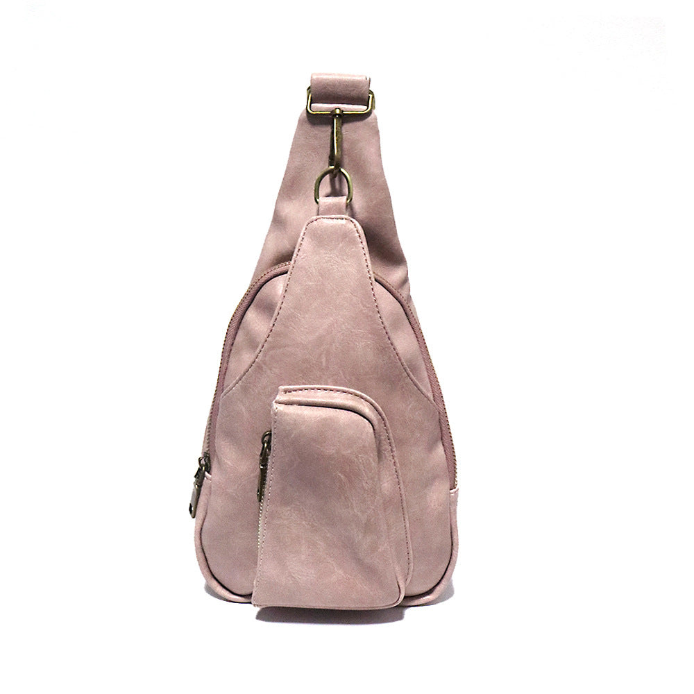 Women's Multi-Pocket Strap Chest Bag - KOC