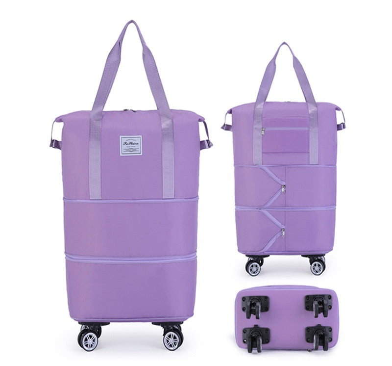 Compactable Bag with Removable Wheels