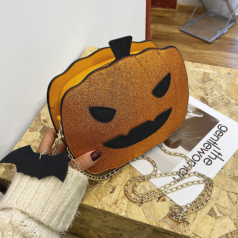 Pumpkin Bat Crossbody Bag - KOC