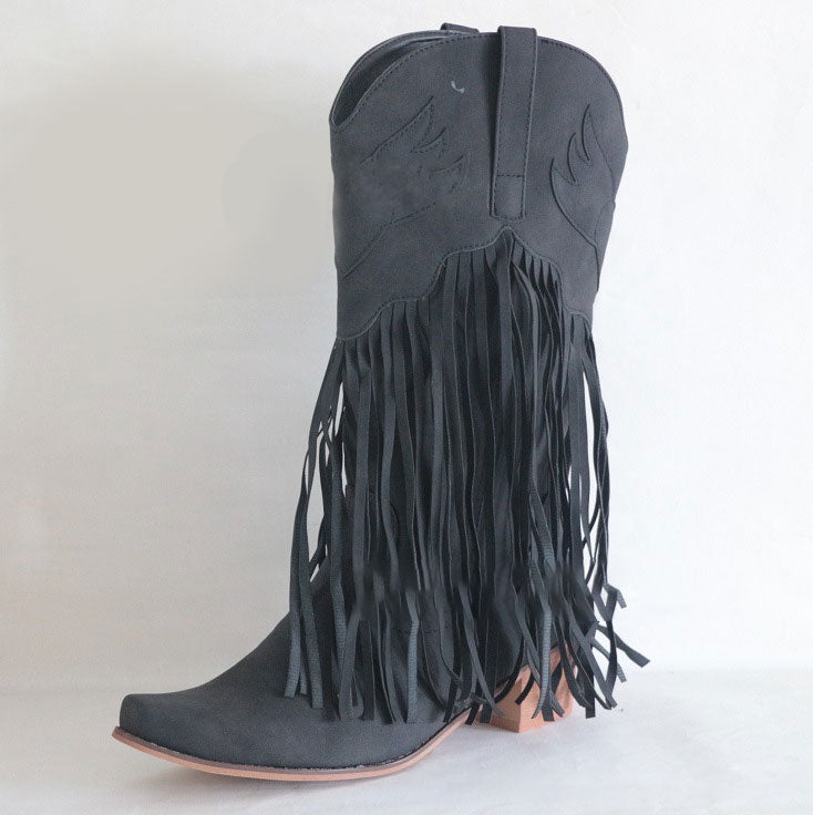 Vintage Tassel Boots