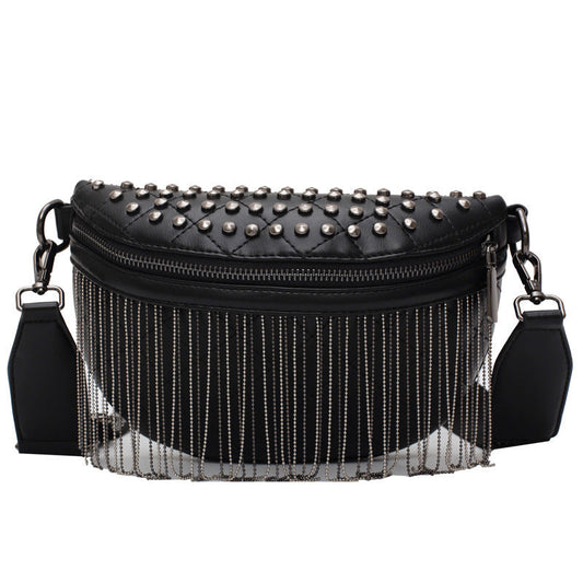 Fringed Sling Rivet Bag