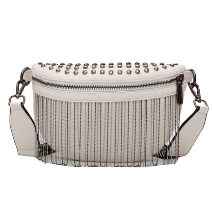 Fringed Sling Rivet Bag