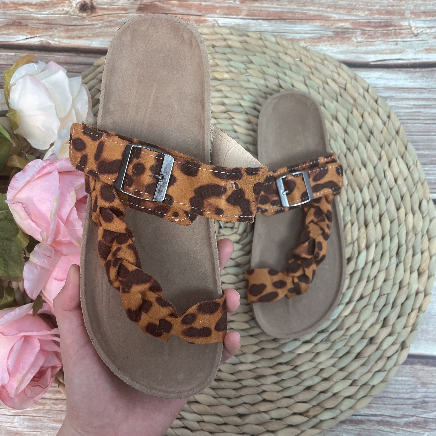 Women Cork Flip Flops