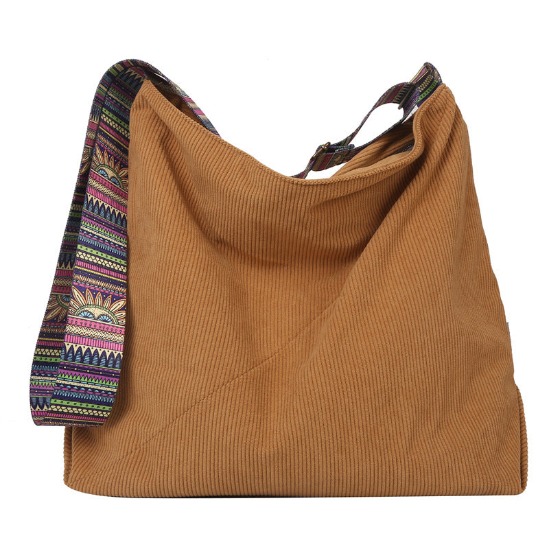 Oversized Corduroy Bag