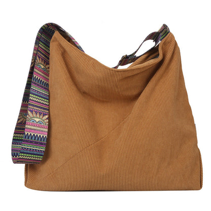 Oversized Corduroy Bag