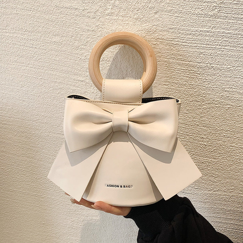 Bow Fashion Bucket Bag