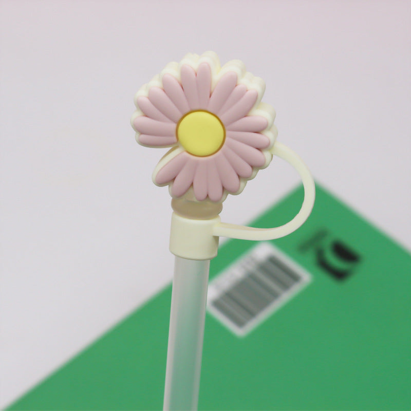 Cartoon Silicone Straw Cover(moq:3)