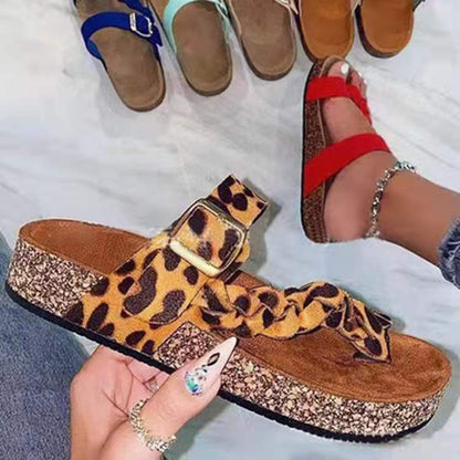 Women Cork Flip Flops