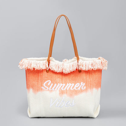 Summer Vibes Canvas Tote Bag