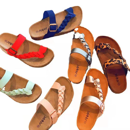 Women Cork Flip Flops