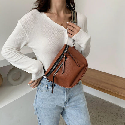 Small Vegan Leather Crossbody Bag