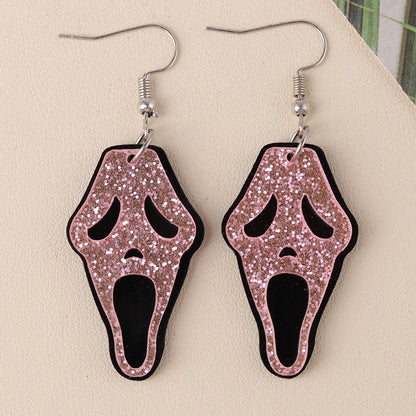 Halloween Ghost Face Earrings(moq 2)