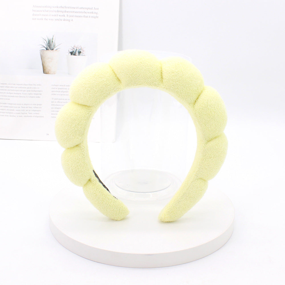 Terry Cloth Sponge Twist Headband